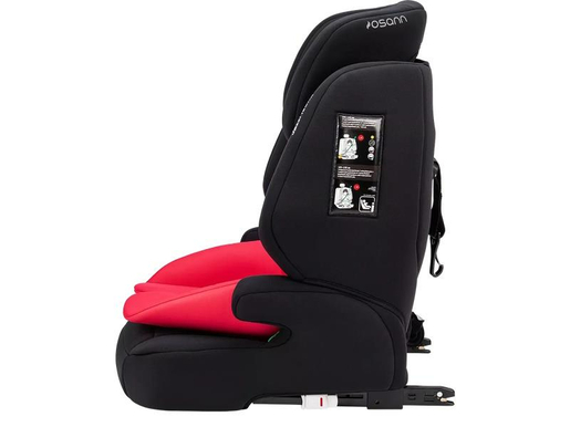 OSANN autosjedalica Jazzi, i-Size, Isofix 76-150cm, crvena JAMSTVO 5god
