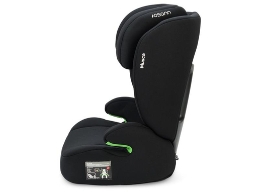 OSANN autosjedalica Musca, i-Size, 100-150cm, crna JAMSTVO 5god