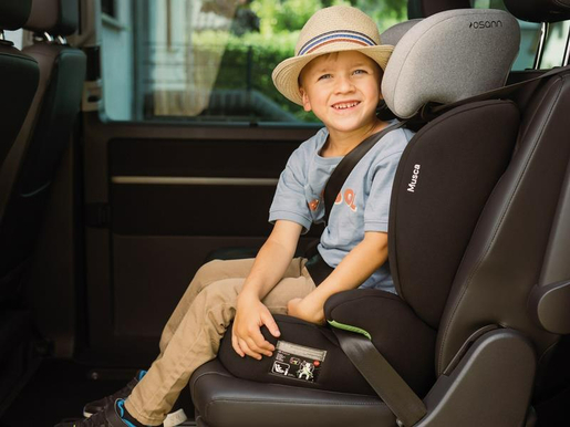 OSANN autosjedalica Musca, i-Size, 100-150cm, crna JAMSTVO 5god