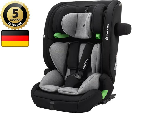 OSANN autosjedalica Flux, i-Size, Isofix 76-150cm, siva JAMSTVO 5god