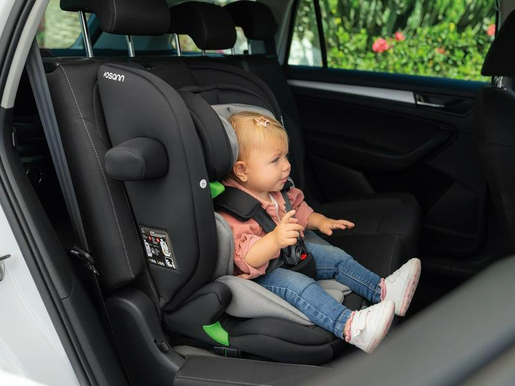 OSANN autosjedalica Flux, i-Size, Isofix 76-150cm, siva JAMSTVO 5god