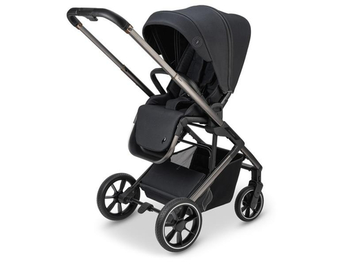 OSANN dječja kolica Juntos, 3 u 1, nosiljka + sjedalo, madrac, crna JAMSTVO 5god
