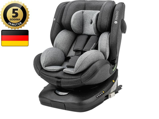 OSANN autosjedalica Eno360, i-Size, ISOFIX-360, 40-150cm, siva JAMSTVO 5god