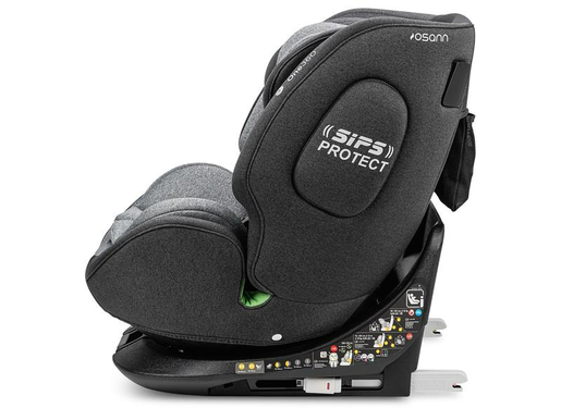 OSANN autosjedalica One360, i-Size, ISOFIX-360, 40-150cm, siva JAMSTVO 5god