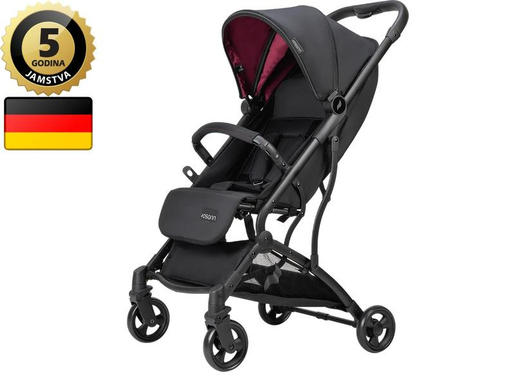 OSANN dječja kolica Vegas, sportska, sklopiva, crna-crvena JAMSTVO 5god