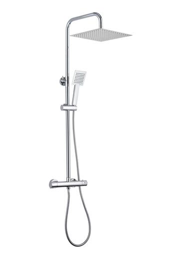 AQG Wind Blu RD  tuš sistem termostatski, 1 funkcija, krom