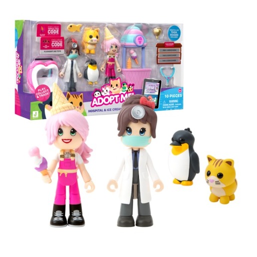 Adopt Me - Friends Pack Figurice Set - Bolnica i Slastičarna