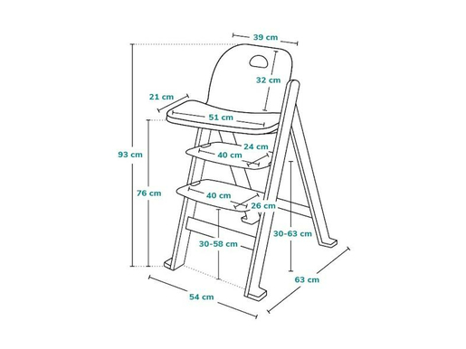 Lionelo dječja hranilica FLORIS,prirodno drvo jele