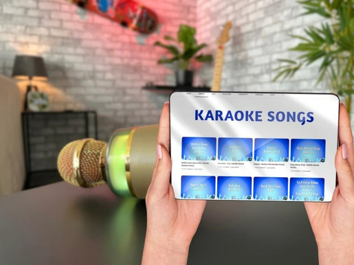 N-Gear mikrofon karaoke STAR MIC, BT, RGB svjetlosni efekti, baterija, zlatni