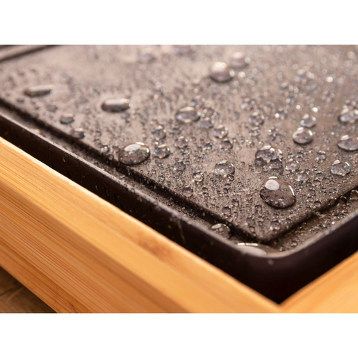 Cecotec električni roštilj Tasty Grill 2000 Bamboo, 2000W