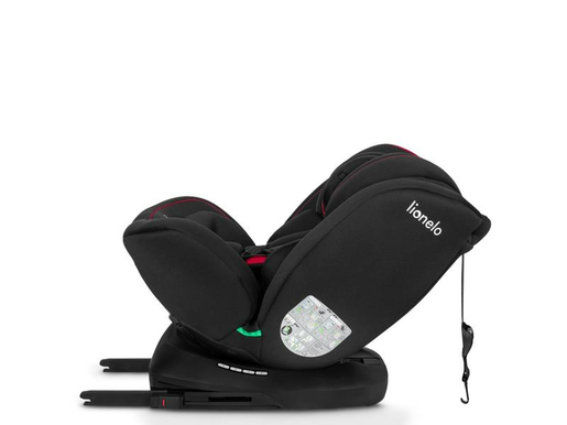 Lionelo i-Size autosjedalica Bastiaan, ISOFIX-360, 40-150cm, crvena + ORGANIZATOR