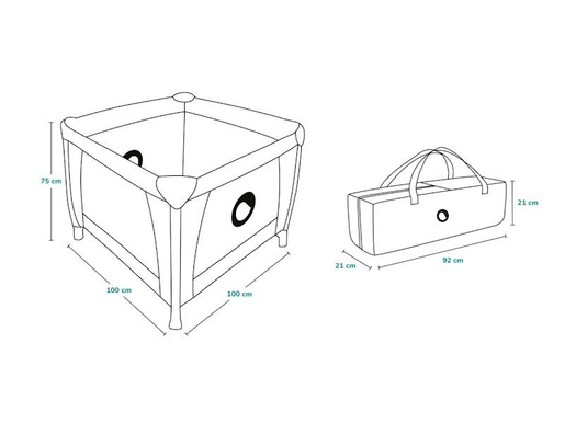 Lionelo vrtić za bebu LENE, siva