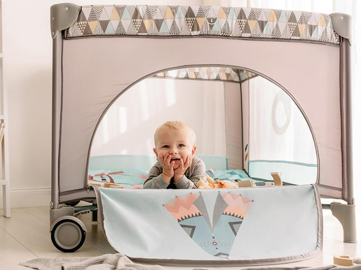 Lionelo vrtić za bebu LENE, siva