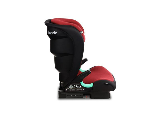 Lionelo i-Size autosjedalica Neal, ISOFIX, 100-150cm, crvena + ORGANIZATOR