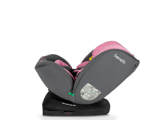 Lionelo i-Size autosjedalica Bastiaan, ISOFIX-360, 40-150cm, roza + ORGANIZATOR