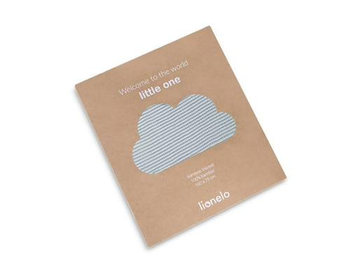 Lionelo bambus dekica za bebe, 100x70cm, siva