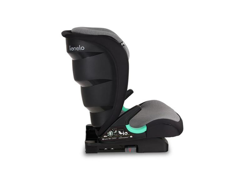 Lionelo i-Size autosjedalica Neal, ISOFIX, 100-150cm, siva + ORGANIZATOR