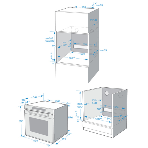 Končar pećnica UPV729TM