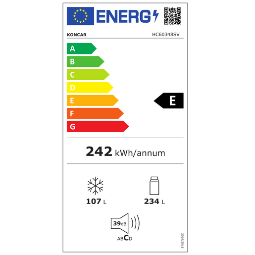 Končar hladnjak HC60348SV
