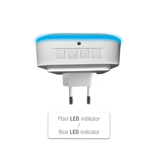 COMMEL kinetičko zvonce s noćnim svjetlom 36 melodija