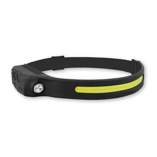 COMMEL LED naglavna svjetiljka sa senzorom, 6 razina osvjetljenja, 4W, 280lm, 1200mAh