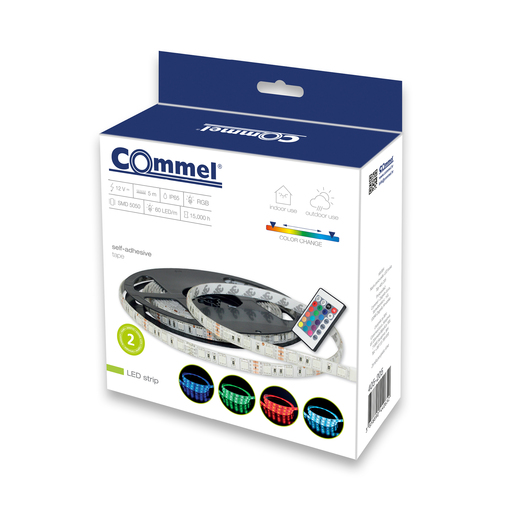 COMMEL LED traka 5050 SMD (60 LED/m), RGB, 5m