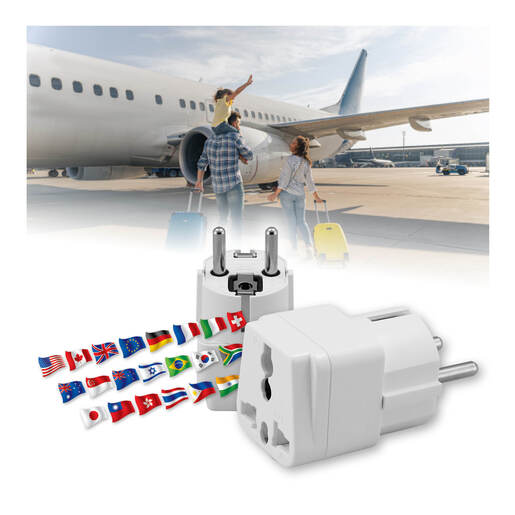COMMEL univerzalni putni adapter 10A, 250V