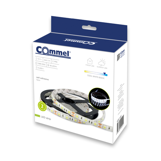COMMEL LED traka 5050 SMD (60 LED/m), 6500K (bijela boja svjetla), 5m