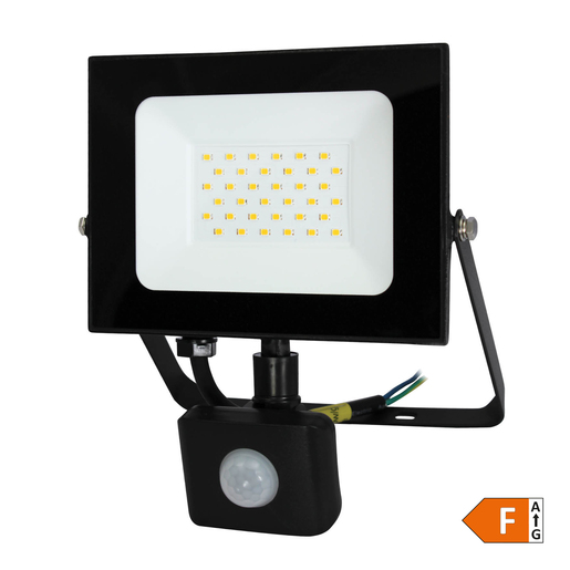COMMEL LED reflektor s detektorom pokreta 30W, 4000K, 2550 lm, IP44, crni