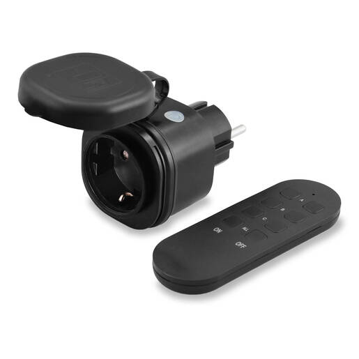 COMMEL utičnica s daljinskim upravljačem, 230V~, IP44