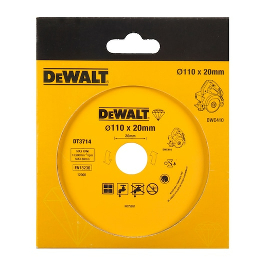 DEWALT dijamantna rezna ploča 110x1.6x5mm - DT3714-QZ