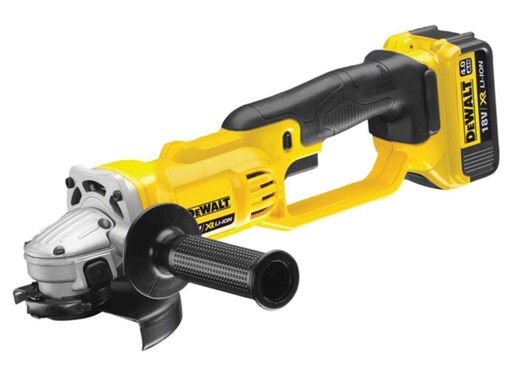 DEWALT akumulatorska kutna brusilica DCG412M2 125 mm (2 x 18V, 4,0Ah) + kofer