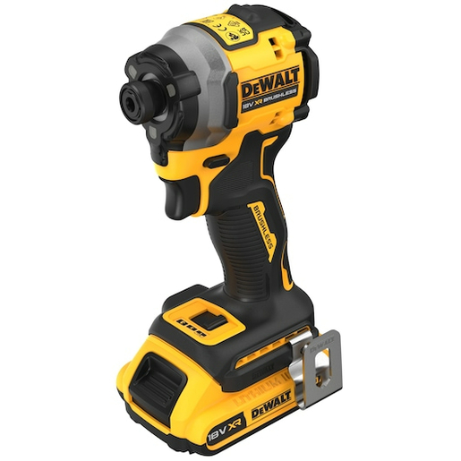 DEWALT akumulatorski udarni odvijač 18V XR, 1/4", TSTAK, 2x2Ah, punjač - DCF850D2T-QW