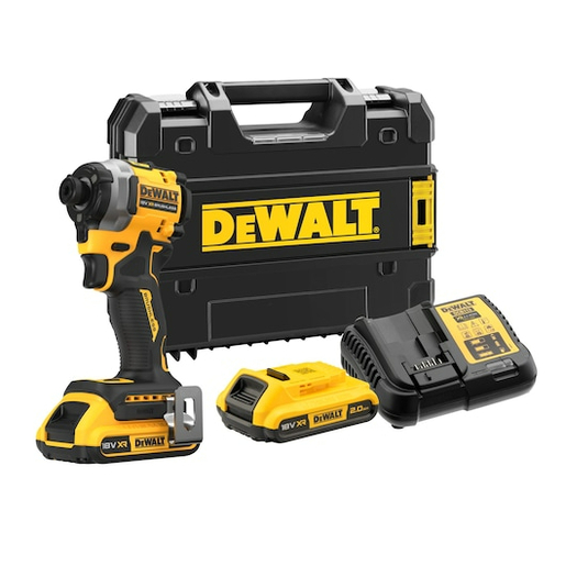 DEWALT akumulatorski udarni odvijač 18V XR, 1/4", TSTAK, 2x2Ah, punjač - DCF850D2T-QW