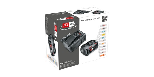 BOSCH početni set 18V (baterija 2,5 Ah + punjač AL 18V-44)