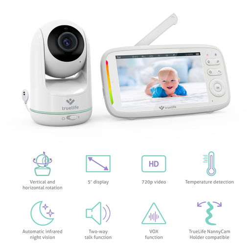 TRUELIFE digitalni video monitor NannyCam R5