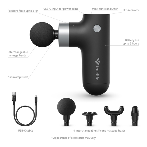 TRUELIFE pištolj za masažu RelaxGun G3