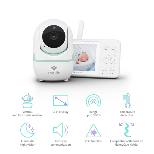 TRUELIFE digitalni video monitor NannyCam R4