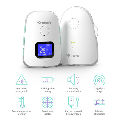 TRUELIFE digitalni audio monitor NannyTone VM3