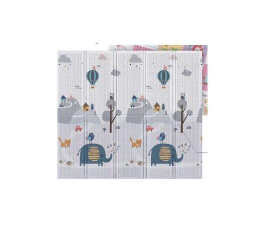 Dvostrana podloga za igru, ulica/šuma, 180x200 cm