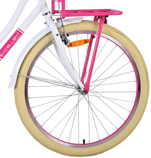 Volare dječji bicikl sa dvije ručne kočnice Excellent 26", bijeli