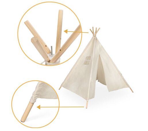 Dječji indijanski šator Tipi Wigwam