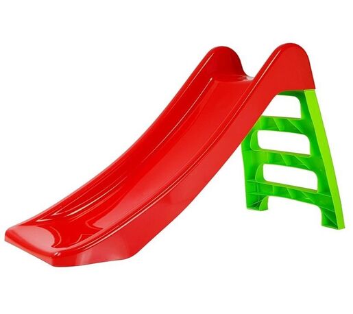 Dječji tobogan, zeleno/crveni