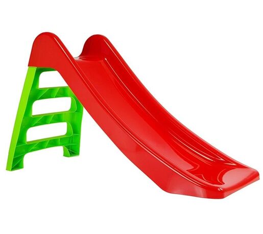 Dječji tobogan, zeleno/crveni