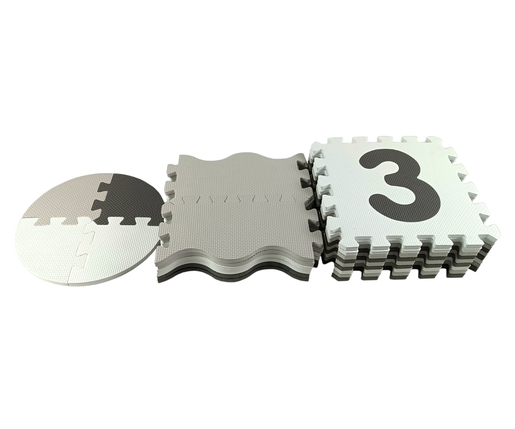 Jolly pjenasta prostirka, crno/siva, 25 elemenata