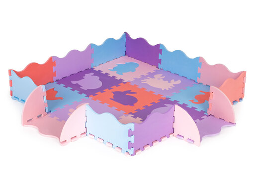 Iplay puzzle pjenasta podloga, ljubičasta, 25 elemenata