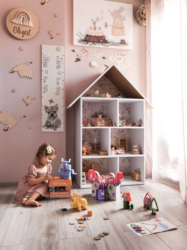 Marioinex set mini Waffle pastelne kockica 300 kom