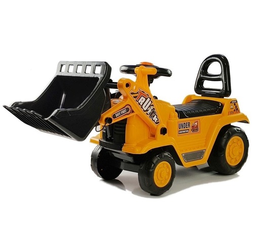 Dječja guralica Bager, žuti