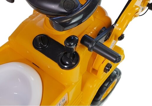 Dječja guralica Bager, žuti