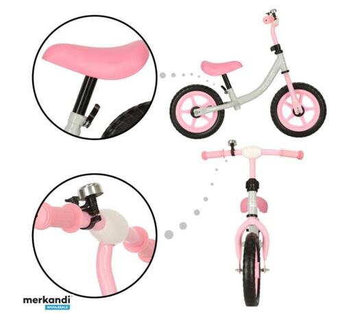 Trike fix bicikl bez pedala, rozi